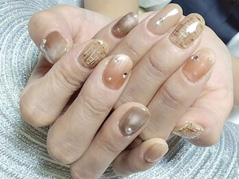 ネイルサロン 山坂/ツイードネイル