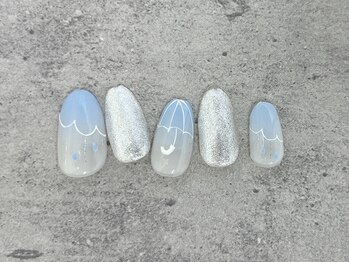 マニトワ(manitoi)/standard　梅雨ネイル