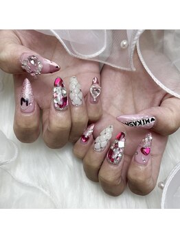 ダーリン(Darling)/ピンクが可愛すぎる推しネイル