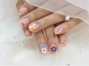 ナチュラルネイル／オタ活ネイル