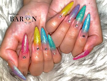 バロン 平塚店(BARON)の写真/マグネット☆フラッシュネイル☆パウダーあり★約300色の豊富なカラーからお選びいただけます！