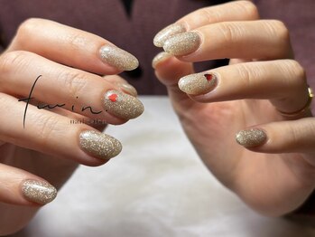 ツイン(twin.)/フラッシュネイル×オプ有