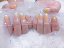 ひまわり金色チークマグネット