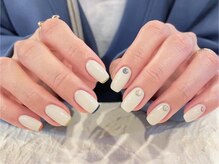 アイネイルズ 梅田店(I nails)/アシメニュアンス細ライン
