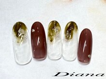 ディアナ ひたちなか高場店(DIANA)/定額ネイル　6600円　B‐044