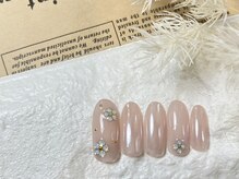 プロモート 岡山城下店(Promote)/フラワーストーンネイル【岡山】