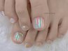 【FOOT】 うるうるネイル♪ 初回ジェルオフ無料 ¥12900