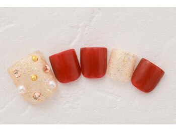 ネイルサロンプリッシュ 横浜店(prish)/6000円 フットネイル