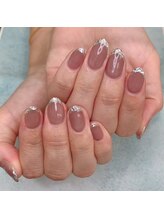 ネイルアンドアイラッシュサロンR/★ガラスフレンチ★