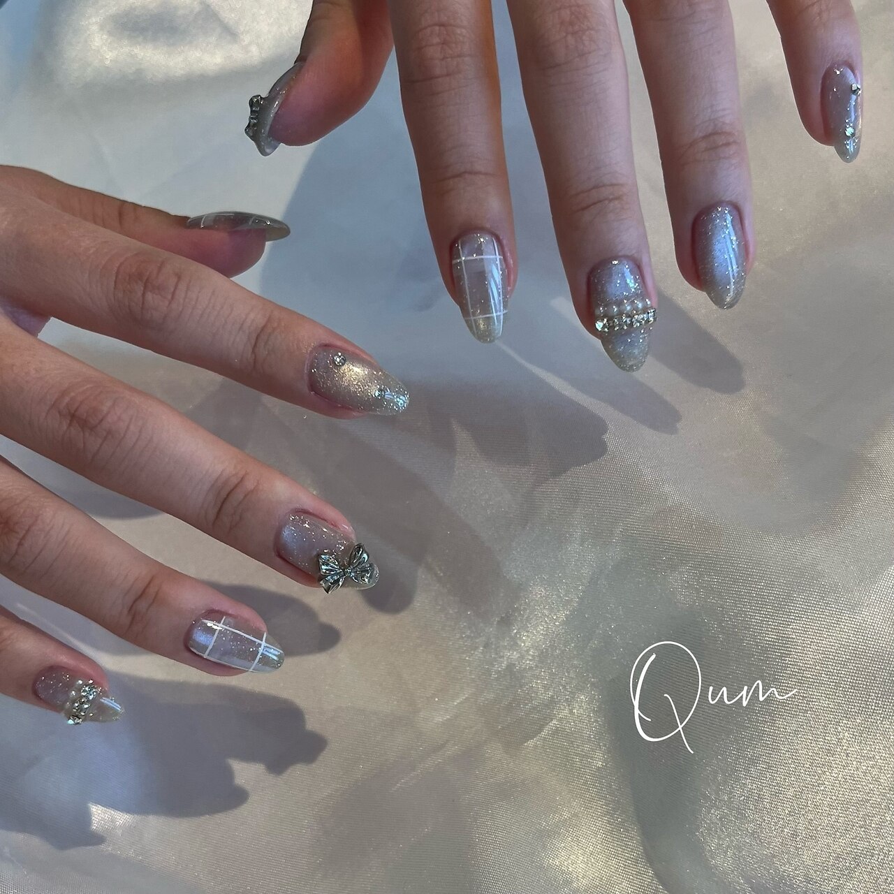 【nailsalonQum 】HANDオフ込★お持込みデザイン　8,000円〜→6,500円〜