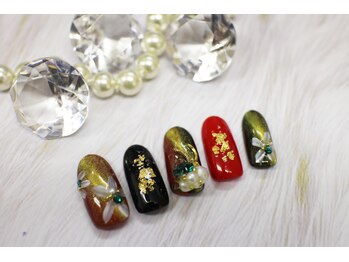 ビューティーアンドライフ オリビア(Beauty&Life Olivia)/おめでとうネイル