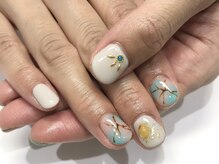 クォーターリゾートネイル(QUARTER RESORT nail)/タイダイネイル☆