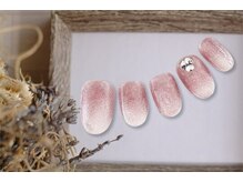 FAST NAIL 荻窪駅前店【パラジェル/ジェルネイル専門/定額/マグネット/フットネイル】/オレンジ シンプル 【11884】