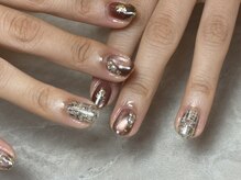 ソアンネイル(Soan nail)/ツイードchoco