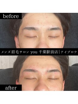 ユー 千葉駅前店(you)/メンズ眉毛/メンズ眉/千葉駅