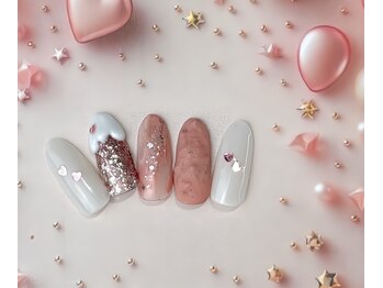 ネイルサロン&スクール ジーナ(GINA)/とろけるハートネイル