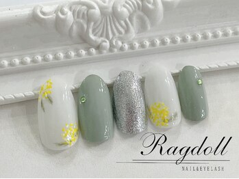 ネイルアンドアイラッシュ ラグドール 松田店/Miyauchi限定 ハンドデザイン