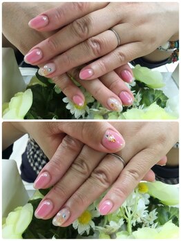 プルミエ ネイル(Premier Nail)/女子力UP！！チークネイル