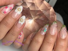 アン ジョーヌドラゴ/【自爪ネイル】アシメネイル