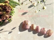 ネイルサロン フェリーチェ(felice)/【定額フットネイル】¥8500