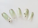 ビジューネイル￥8480