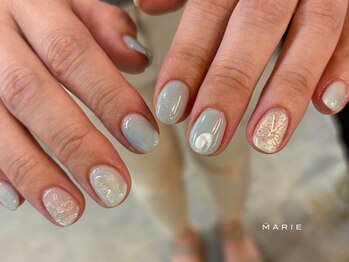 ザ マリー 三条店(THE MARIE)/5)8000円 ニュアンスネイル0703e