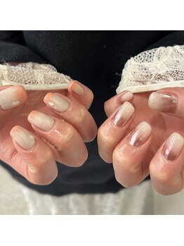 春ネイル/グラデーション