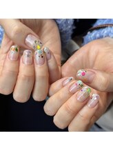 エムスラッシュ ネイル たまプラーザ(M.SLASH)/ストーンアートネイル