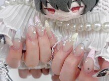 プティネイル(Puty Nail)/あんスタ朔間凛月フレンチネイル