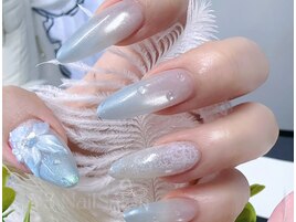 マグネット×水色カラーグラ