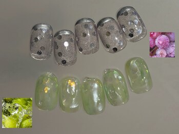 水滴 ニュアンスネイル 錦糸町