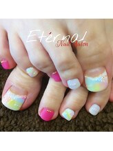 エターナル エムザ店(Eternal)/フットレインボーカラー♪