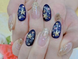 【ほり】Xmasネイル