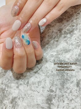 プライベート ネイルサロン マーマ(murmur)/ターコイズネイル
