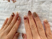 ボージュ バイ ルアナネイル(BeauJu by Luana Nail)/もやもや×キルティング
