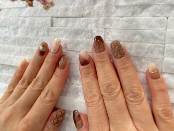 ボージュ バイ ルアナネイル(BeauJu by Luana Nail)/もやもや×キルティング