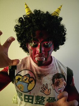 尾田整骨院/赤鬼(院長)のドアップ♪