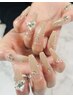 ジェルチップ長さだし¥7900!!スピーディーフォルムがきれい☆