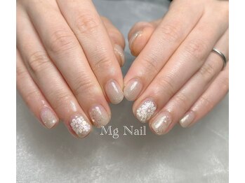 エムジーネイル(Mg Nail)/シンプル★フラワーネイル