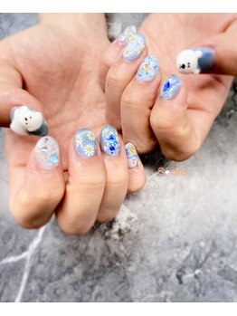 ソアレ(Soare)/しろくまネイル