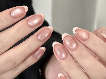 モアグラム 渋谷道玄坂店(More Glam)/マグネット×フレンチネイル