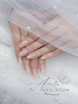オウラネイルルーム(Aura nail room)/長さだしのちゅるんっワンカラー