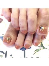 トータルサロン 白べぇーっ プラス/キャメルカラーフットネイル