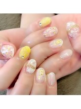 グラマラス アンジェアイ 荻窪店(glamourous ange eye)/押し花ネイル