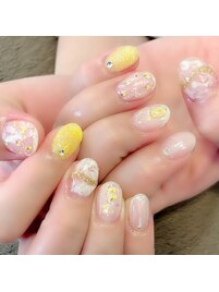 押し花ネイル