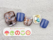 ネイルサロン きのこ/選べるフットデザインＭコース