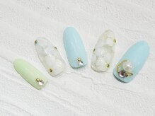 ビーケア 自由が丘店(B.care)/フラワーネイル￥6480