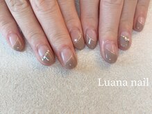 ルアナネイル(Luana nail)/斜めフレンチ