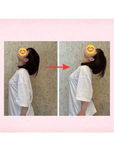 ラシー(la she)/首まわりの伸び感が大きく変化