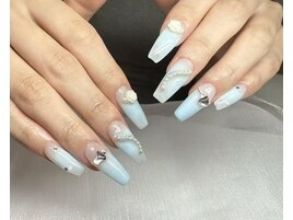 チップ長さだし10本アート